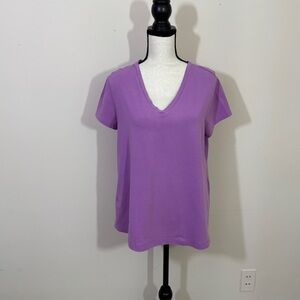Purple V-Neck Women's maternity top size medium